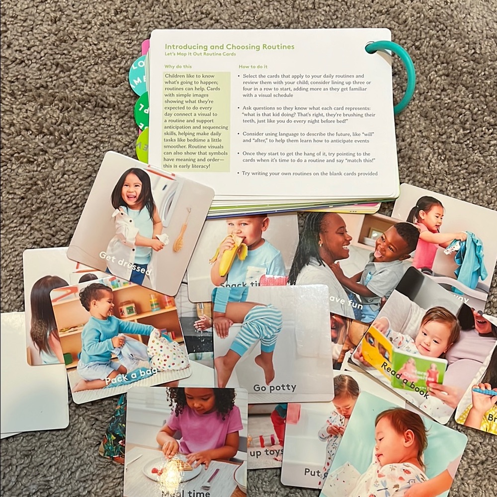 LOVEVERY Let’s Map It Out Routine Cards from Helper Playkit (months 25-27)